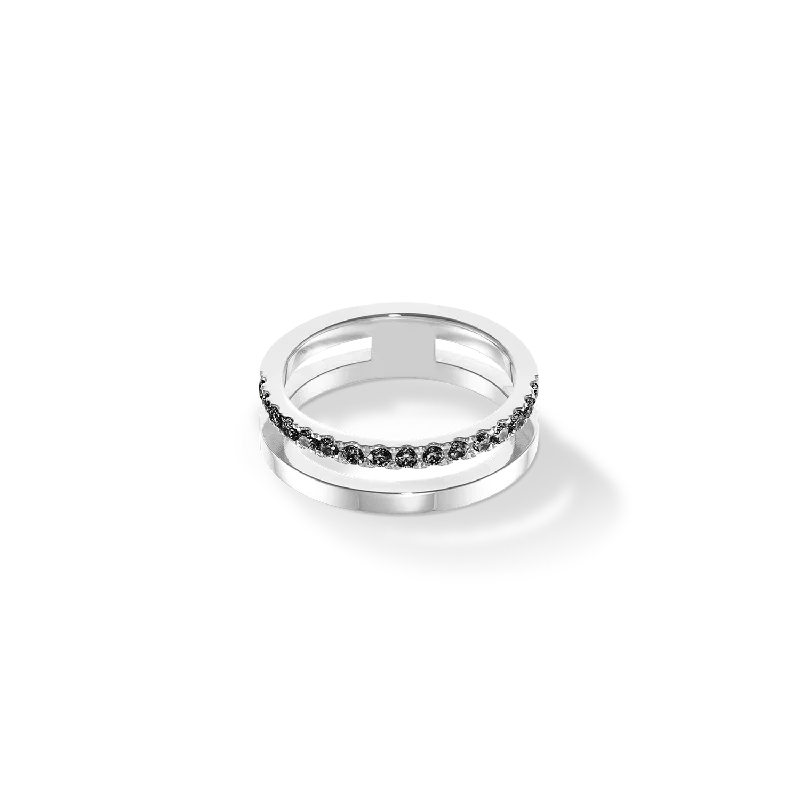 Limited-Stock Jewelry Sale – Shop Before It's Gone Eternal Unity Ring silver-black