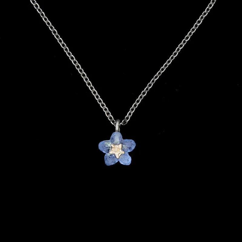 Huge Markdowns On Premium Jewelry Styles Forget Me Not Pendant - Single Flower