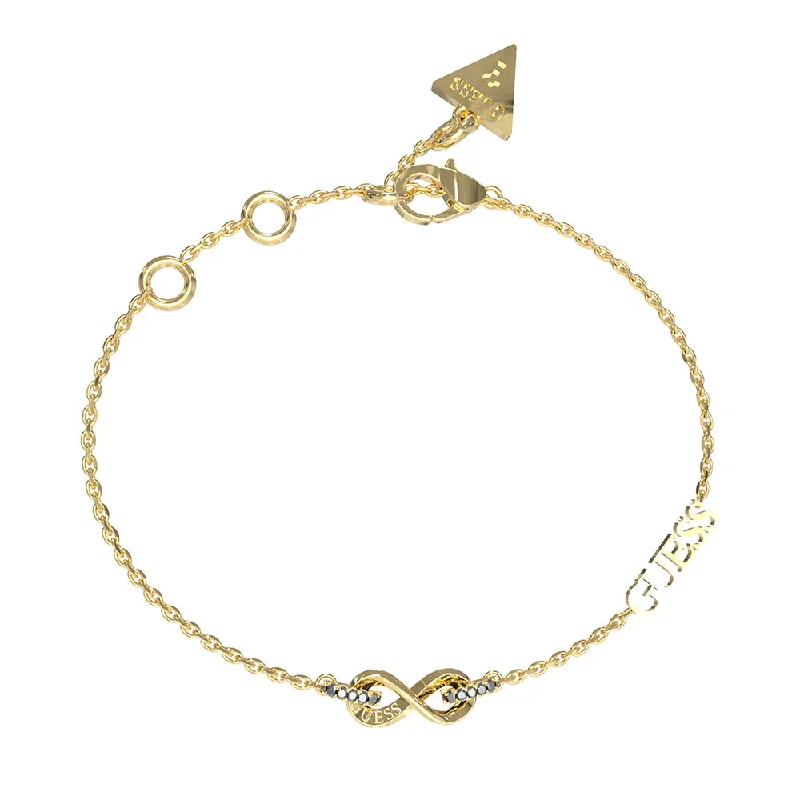 Get Your Favorite Jewelry At The Best Price Guess Stainless Steel Gold Plated Infinity Pave Links Bracelet Get Your Favorite Jewelry At The Best Price Guess Stainless Steel Gold Plated Infinity Pave Links Bracelet