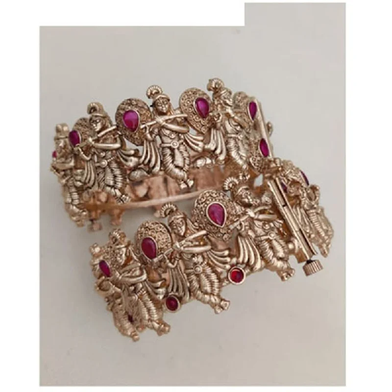 The Perfect Accessory For Less – Jewelry Sale Live Jewel Addiction Gold Plated Pota Stone Openable Bangles Set