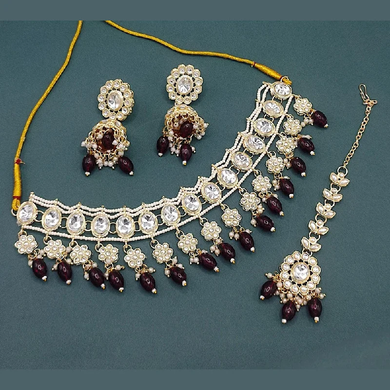 Unique Jewelry For Less – Shop The Sale Now JewelMaze Gold Plated Crystal Stone And Pearls choker Necklace Set Unique Jewelry For Less – Shop The Sale Now JewelMaze Gold Plated Crystal Stone And Pearls choker Necklace Set