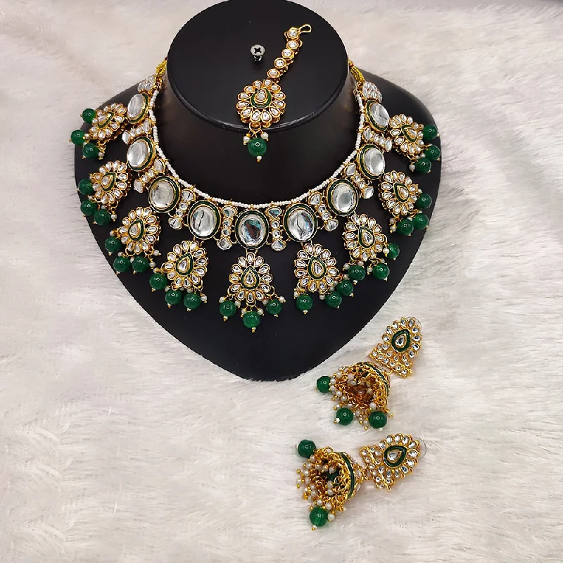 Best Jewelry Sale Prices – Limited-Time Offer JewelMaze Gold Plated Kundan Stone And Beads Choker Necklace Set Best Jewelry Sale Prices – Limited-Time Offer JewelMaze Gold Plated Kundan Stone And Beads Choker Necklace Set