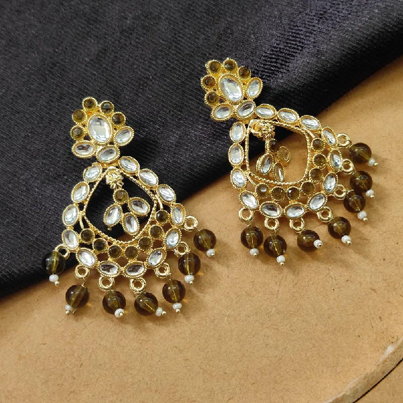 Special Offers On Handcrafted And Designer Jewelry JewelMaze Gold Plated Kundan Stone Dangler Earrrings - 8909130262956 Special Offers On Handcrafted And Designer Jewelry JewelMaze Gold Plated Kundan Stone Dangler Earrrings - 8909130262956