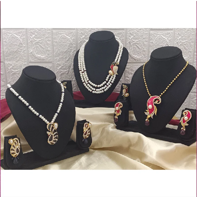 Limited-Stock Jewelry Sale – Once It's Gone, It's Gone JewelMaze Set Of 3 Necklace Combo Limited-Stock Jewelry Sale – Once It's Gone, It's Gone JewelMaze Set Of 3 Necklace Combo