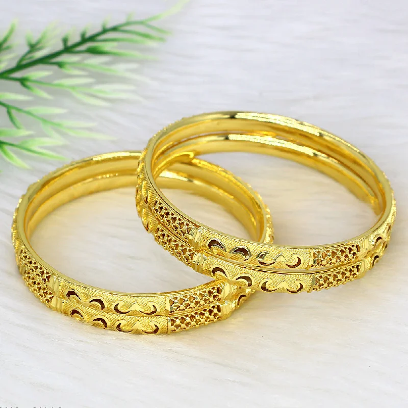 Personalized Jewelry At Special Discount Rates Mahavir Dye Gold Plating Bangles Set Personalized Jewelry At Special Discount Rates Mahavir Dye Gold Plating Bangles Set