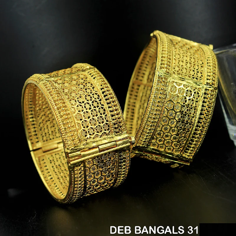 Seasonal Jewelry Deals – Elevate Your Style Mahavir Forming Gold Plated Bangle Set - DEB BANGALS 31 Seasonal Jewelry Deals – Elevate Your Style Mahavir Forming Gold Plated Bangle Set - DEB BANGALS 31