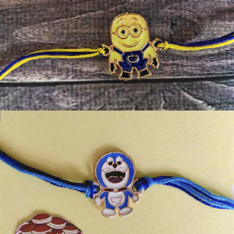 Dazzle In Elegance With Our Biggest Jewelry Sale Mahi Combo of 2 Popular Trendy Cartoon Kids Rakhi with Meena Work (RCO1105334Z) Dazzle In Elegance With Our Biggest Jewelry Sale Mahi Combo of 2 Popular Trendy Cartoon Kids Rakhi with Meena Work (RCO1105334Z)