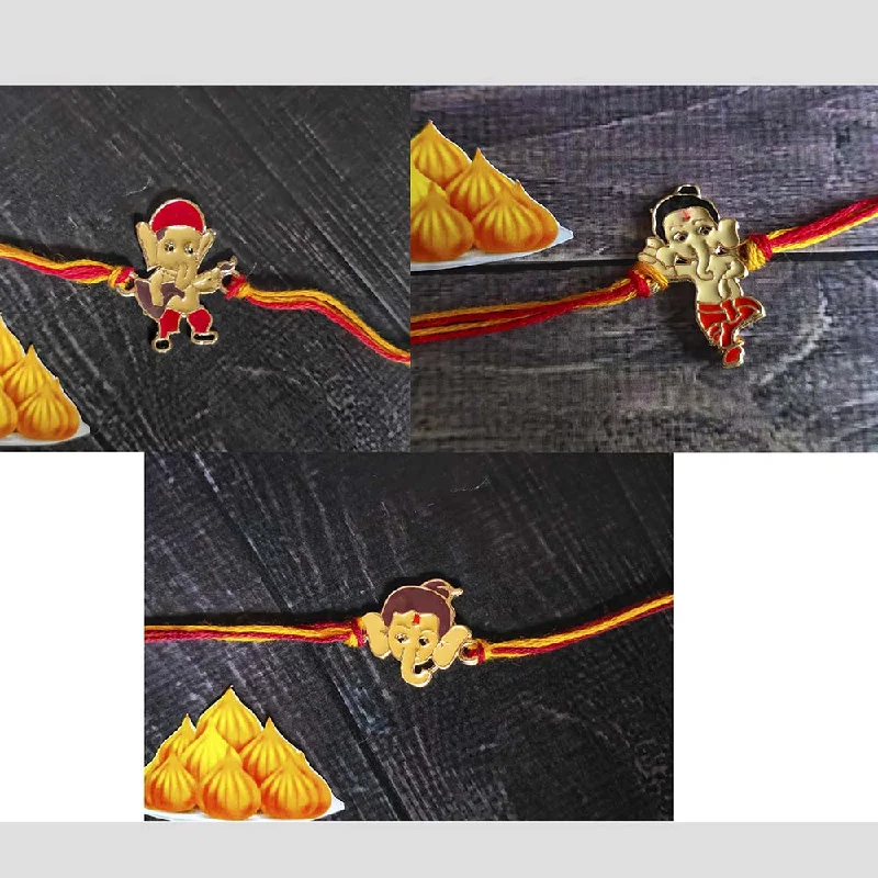 Unmissable Discounts On Timeless Jewelry Pieces Mahi Combo of Bal Ganesh and Bal Hanuman Kids Rakhi with Meena Work (RCO1105331Z) Unmissable Discounts On Timeless Jewelry Pieces Mahi Combo of Bal Ganesh and Bal Hanuman Kids Rakhi with Meena Work (RCO1105331Z)