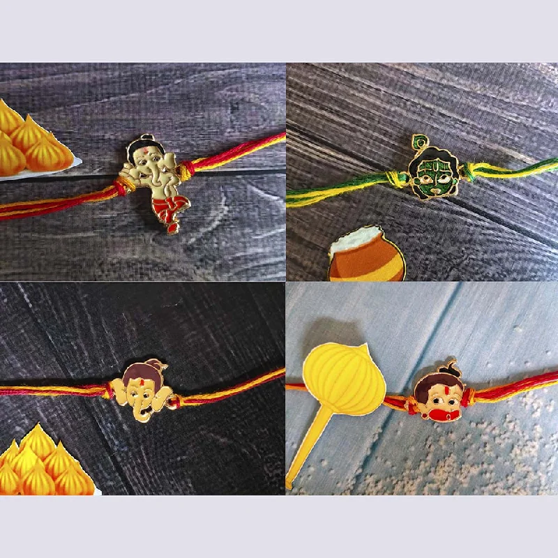 Exclusive Jewelry Offers – Shine For Less Mahi Combo of Bal Ganesh, Bal Krishna and Bal Hanuman Rakhis for Kids (RCO1105380M) Exclusive Jewelry Offers – Shine For Less Mahi Combo of Bal Ganesh, Bal Krishna and Bal Hanuman Rakhis for Kids (RCO1105380M)