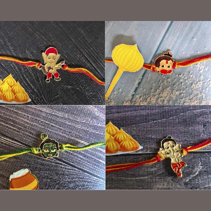Exclusive Jewelry Sale – Shine For Less Mahi Combo of Bal Hanuman Bal Ganesh and Bal Krishna Kids Rakhi with Meena Work (RCO1105327Z) Exclusive Jewelry Sale – Shine For Less Mahi Combo of Bal Hanuman Bal Ganesh and Bal Krishna Kids Rakhi with Meena Work (RCO1105327Z)