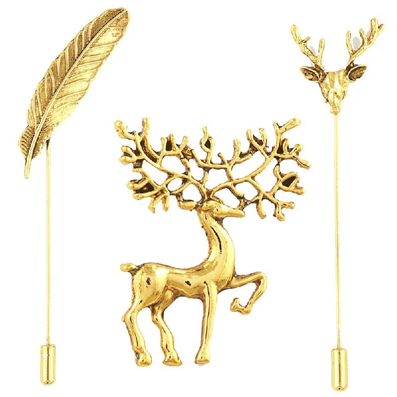 Premium Jewelry Now Available At Special Discounts Mahi Combo of Broch Pin