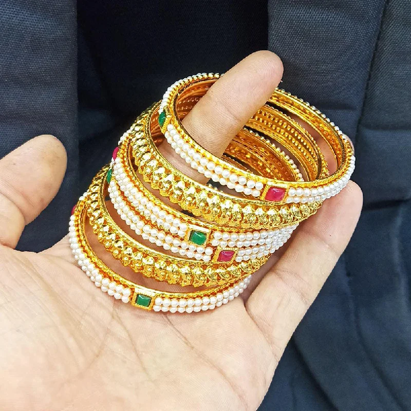 Limited-Stock Jewelry Clearance – Grab Your Favorites Now Manisha Jewellery Gold Plated Bangles Set Limited-Stock Jewelry Clearance – Grab Your Favorites Now Manisha Jewellery Gold Plated Bangles Set