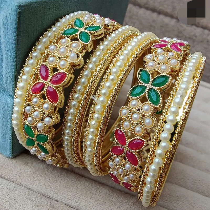 Sparkle More For Less – Jewelry Sale Happening Now Manisha Jewellery Gold Plated Bangles Set Sparkle More For Less – Jewelry Sale Happening Now Manisha Jewellery Gold Plated Bangles Set