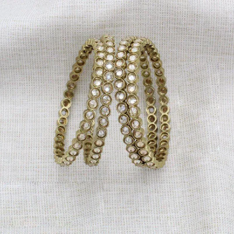 Get The Jewelry You Love At A Price You Love Manisha Jewellery Gold Plated Crystal Stone Bangle Set Get The Jewelry You Love At A Price You Love Manisha Jewellery Gold Plated Crystal Stone Bangle Set