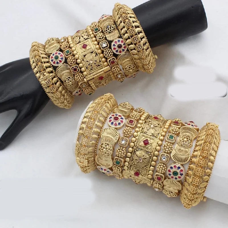 Exclusive Jewelry Discounts – Shop Now For Savings Manisha Jewellery Gold Plated Pota Stone Bangles Set Exclusive Jewelry Discounts – Shop Now For Savings Manisha Jewellery Gold Plated Pota Stone Bangles Set