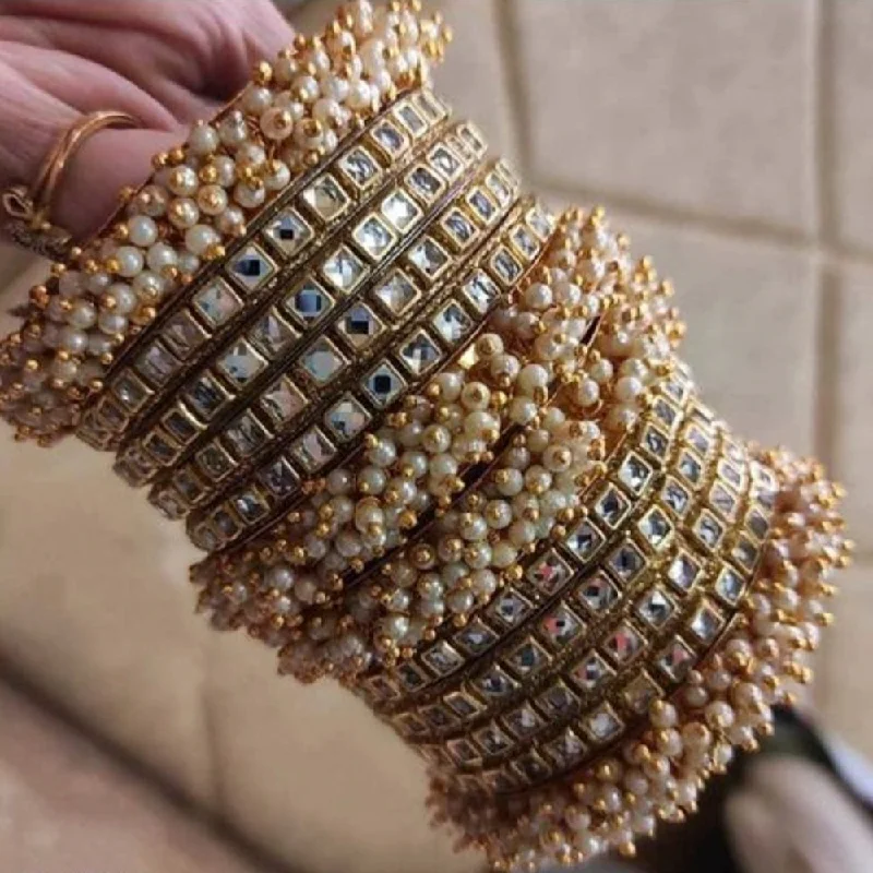 Personalized Jewelry Sale – Meaningful Gifts At Great Prices Martina Jewels Pack Of 6 Traditional Gold Plated Polki Pearl & Kundan Bangles Set Personalized Jewelry Sale – Meaningful Gifts At Great Prices Martina Jewels Pack Of 6 Traditional Gold Plated Polki Pearl & Kundan Bangles Set