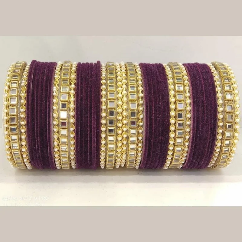 Exclusive Jewelry Sale – Shine For Less Martina Jewels Pack Of 6 Traditional Gold Plated Thread & Mirror And Pearl Bangles Set - BG-103 Exclusive Jewelry Sale – Shine For Less Martina Jewels Pack Of 6 Traditional Gold Plated Thread & Mirror And Pearl Bangles Set - BG-103