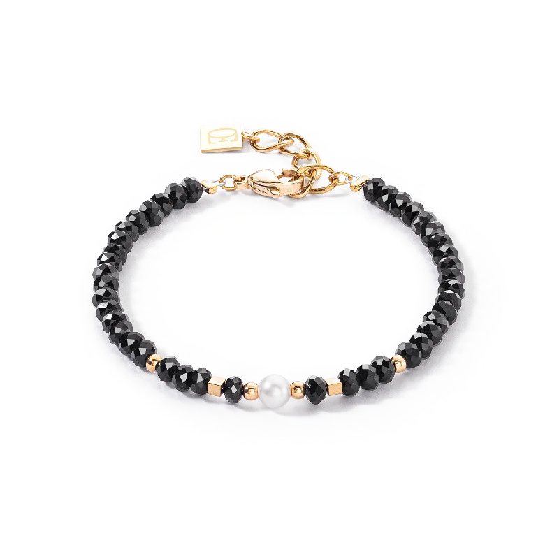 Shop Trending Jewelry With Exclusive Savings Mystic Pearl bracelet gold-black