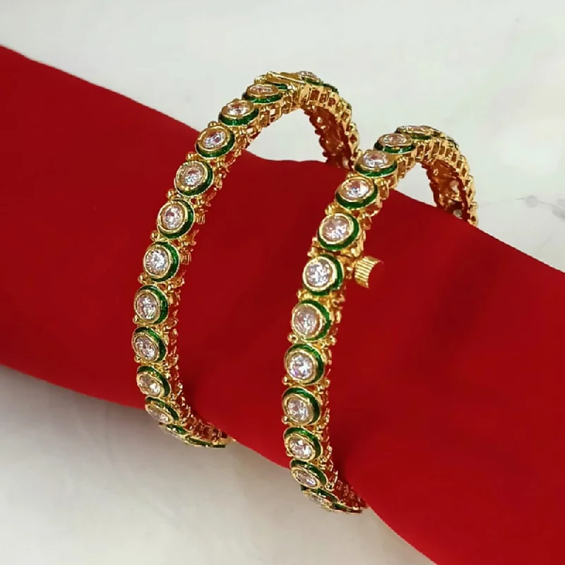 Best Jewelry Deals – Premium Quality At Exclusive Discounts Padmawati Bangles Gold Plated Kundan Openable Bangles Set Best Jewelry Deals – Premium Quality At Exclusive Discounts Padmawati Bangles Gold Plated Kundan Openable Bangles Set