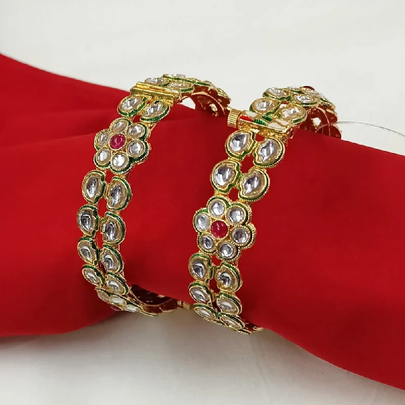 Your Perfect Accessory Now At The Best Price Padmawati Bangles Gold Plated Kundan Openable Bangles Set Your Perfect Accessory Now At The Best Price Padmawati Bangles Gold Plated Kundan Openable Bangles Set