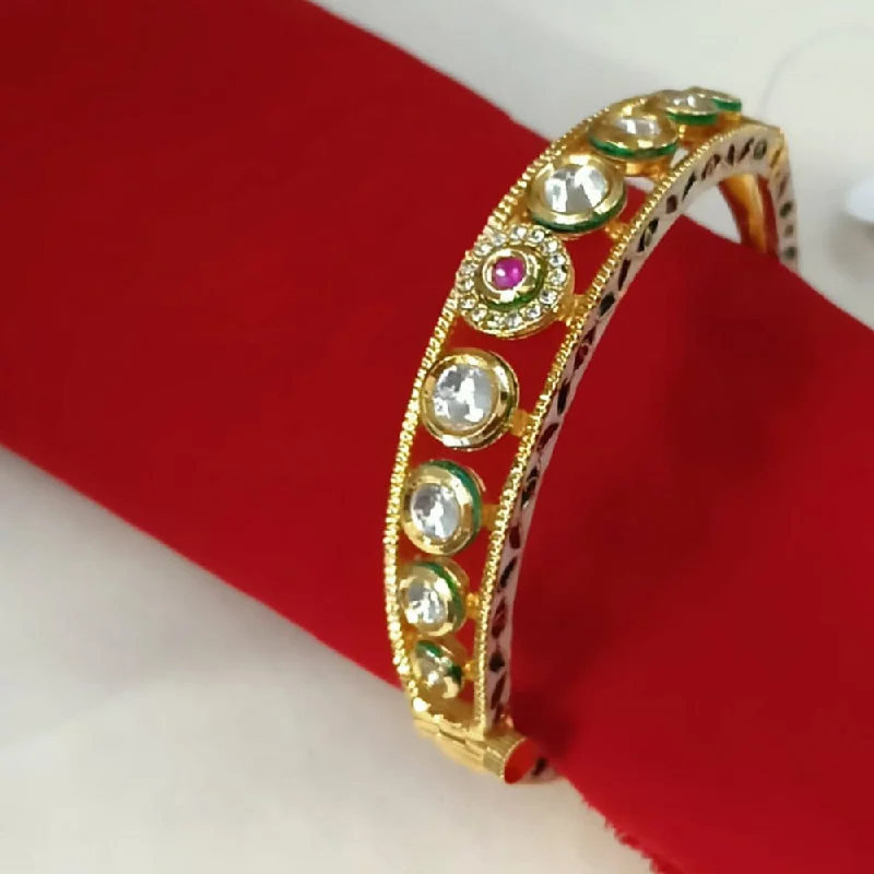 Flash Sale On Elegant Jewelry – Don't Miss Out Padmawati Bangles Gold Plated Kundan Openable Kada Flash Sale On Elegant Jewelry – Don't Miss Out Padmawati Bangles Gold Plated Kundan Openable Kada