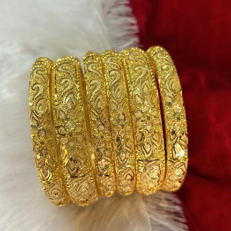 Waterproof Stainless Steel Jewelry For Lasting Beauty Pari Art Jewellery Forming Gold Bangles Set Waterproof Stainless Steel Jewelry For Lasting Beauty Pari Art Jewellery Forming Gold Bangles Set