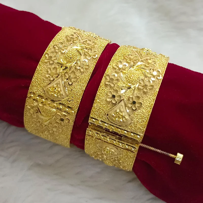 Luxury Meets Affordability – Jewelry Sale Live Now Pari Art Jewellery Forming Gold Openable Bangles Set Luxury Meets Affordability – Jewelry Sale Live Now Pari Art Jewellery Forming Gold Openable Bangles Set