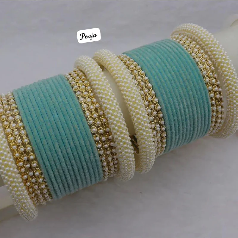 Affordable Elegance – Special Jewelry Sale Now Live Pooja Bangles Gold Plated Velvet Bangle Set Affordable Elegance – Special Jewelry Sale Now Live Pooja Bangles Gold Plated Velvet Bangle Set