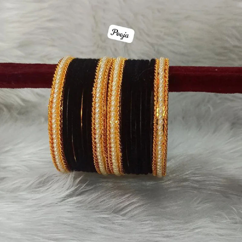 Special Jewelry Deals – Upgrade Your Collection Pooja Bangles Gold Plated Velvet Bangles Set Special Jewelry Deals – Upgrade Your Collection Pooja Bangles Gold Plated Velvet Bangles Set