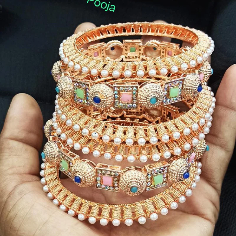 Luxury Jewelry Clearance – Shop Premium Styles Now Pooja Bangles Rose Gold Plated Bangles set Luxury Jewelry Clearance – Shop Premium Styles Now Pooja Bangles Rose Gold Plated Bangles set