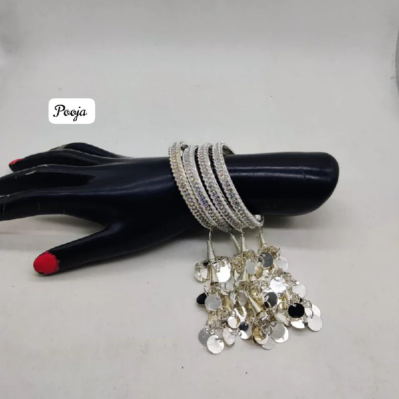 Affordable Luxury Jewelry – Style At A Great Price Pooja Bangles Silver Plated Bangles Set Affordable Luxury Jewelry – Style At A Great Price Pooja Bangles Silver Plated Bangles Set