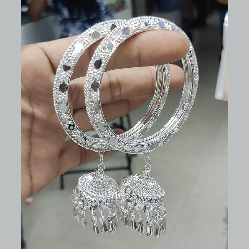 Best Jewelry Sale – Shop Exclusive Designs Now Pooja Bangles Silver Plated Bangles Set Best Jewelry Sale – Shop Exclusive Designs Now Pooja Bangles Silver Plated Bangles Set
