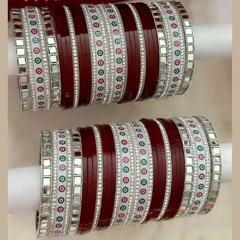 Shop Dazzling Jewelry At The Best Prices Pooja Bangles Silver Plated Mirror Acrylic Bangles Set Shop Dazzling Jewelry At The Best Prices Pooja Bangles Silver Plated Mirror Acrylic Bangles Set
