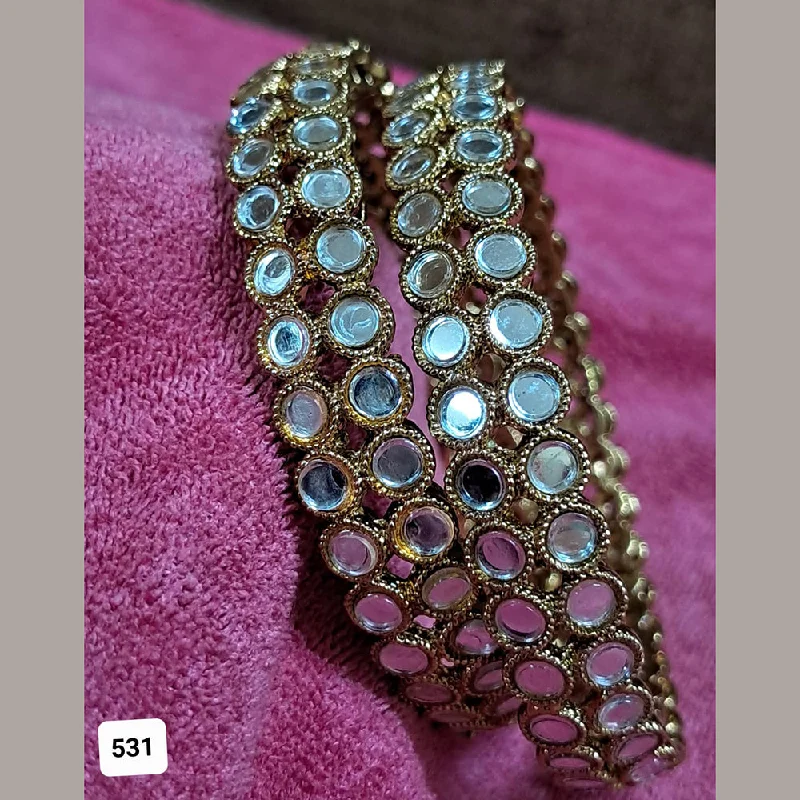 Seasonal Jewelry Sale – Upgrade Your Style Today Raddhi Jewels Designer Mehandi Plated Kundan Work Set of 2 Bangles For Women/Girls Seasonal Jewelry Sale – Upgrade Your Style Today Raddhi Jewels Designer Mehandi Plated Kundan Work Set of 2 Bangles For Women/Girls