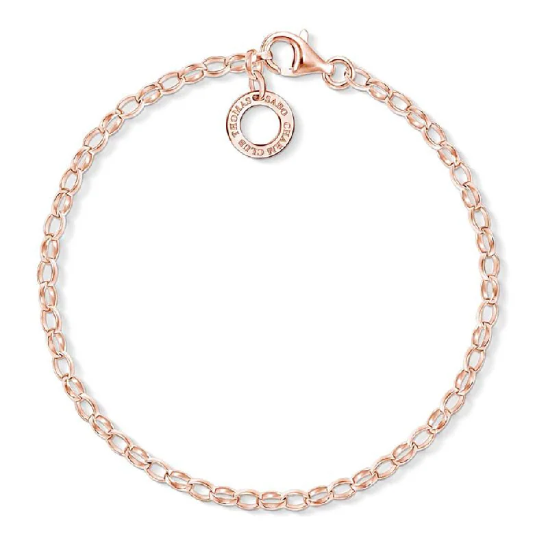Special Jewelry Deals – Upgrade Your Collection Rose Gold Plated Sterling Silver Thomas Sabo Charm Club Belcher 17cm Special Jewelry Deals – Upgrade Your Collection Rose Gold Plated Sterling Silver Thomas Sabo Charm Club Belcher 17cm