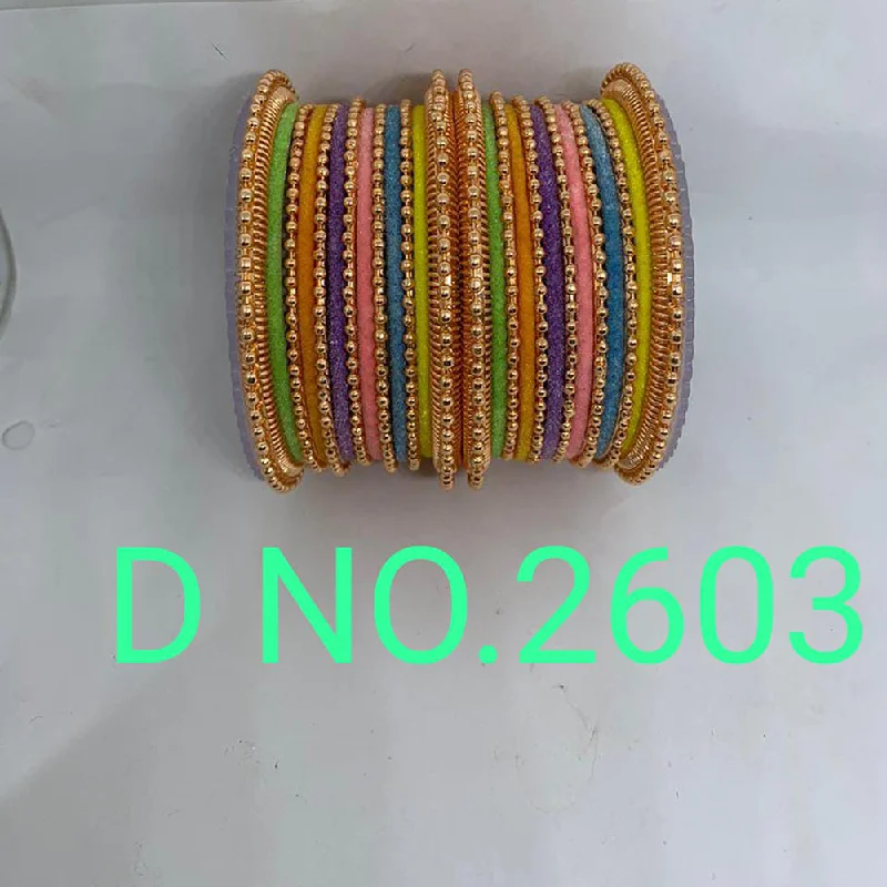 Exclusive Online Discounts On Stylish Jewelry Shree Asha Bangles Gold Plated Velvet Bangles Set Exclusive Online Discounts On Stylish Jewelry Shree Asha Bangles Gold Plated Velvet Bangles Set