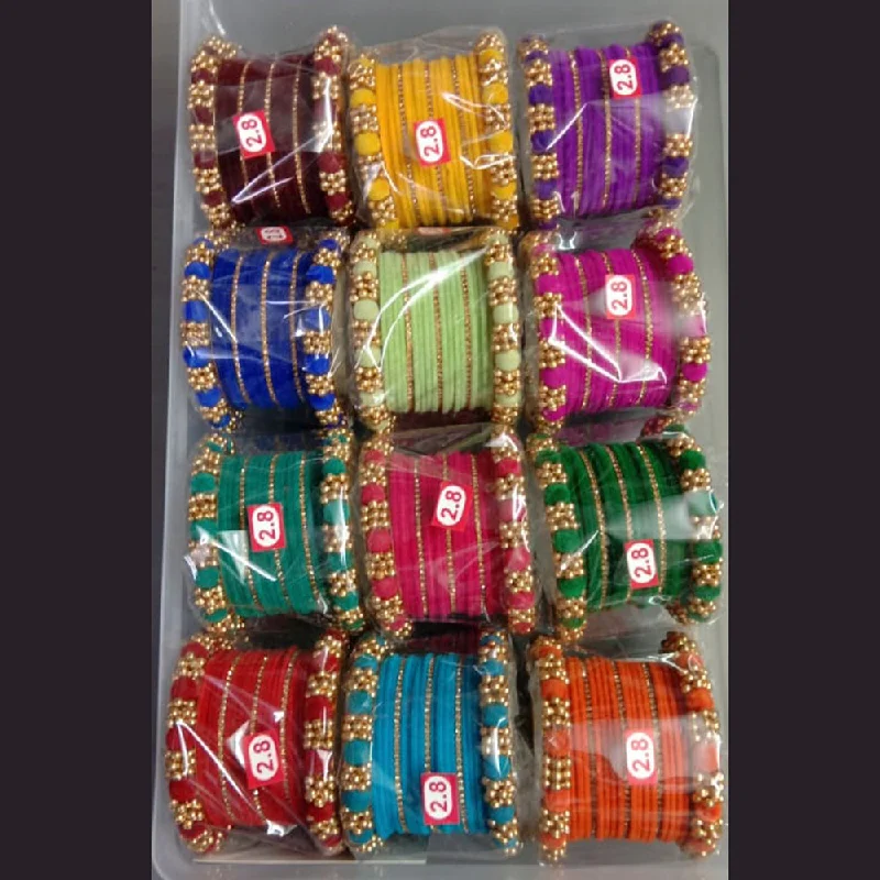 Stunning Jewelry At A Fraction Of The Price Shree Asha Bangles Pack Of 12 Multi Color Gold Plated Bangles Set Stunning Jewelry At A Fraction Of The Price Shree Asha Bangles Pack Of 12 Multi Color Gold Plated Bangles Set