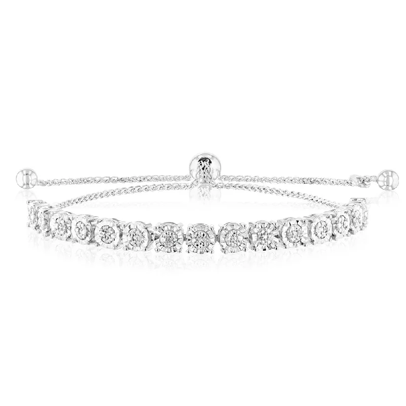 Trending Jewelry Now Available At Exclusive Prices Sterling Silver Diamond Slider Bracelet With 30 Round Brilliant Cut Diamonds Trending Jewelry Now Available At Exclusive Prices Sterling Silver Diamond Slider Bracelet With 30 Round Brilliant Cut Diamonds