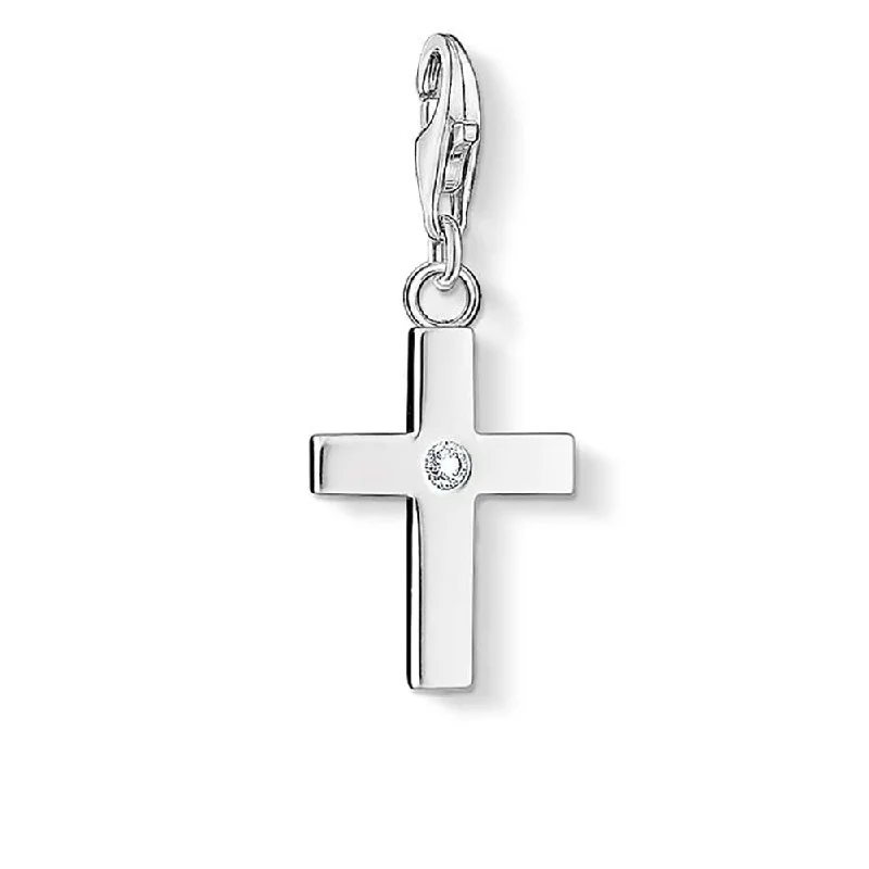 Grab Stylish Jewelry Before The Sale Ends Sterling Silver Thomas Sabo Charm Club Cross Grab Stylish Jewelry Before The Sale Ends Sterling Silver Thomas Sabo Charm Club Cross