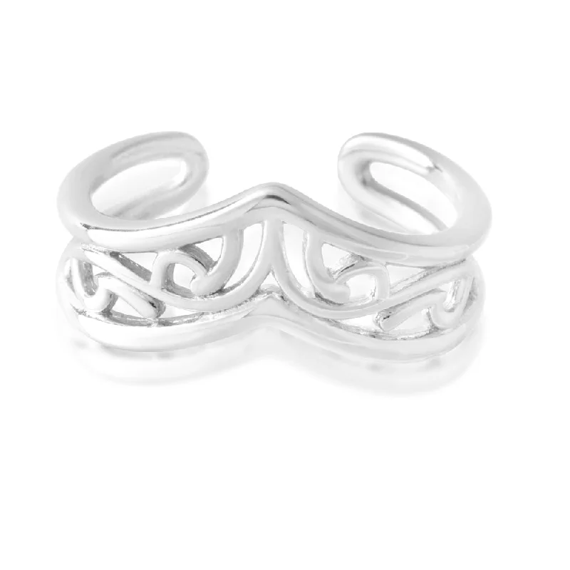 Sparkle More For Less – Jewelry Sale Happening Now Sterling Silver Toe Ring Border Filigree Sparkle More For Less – Jewelry Sale Happening Now Sterling Silver Toe Ring Border Filigree