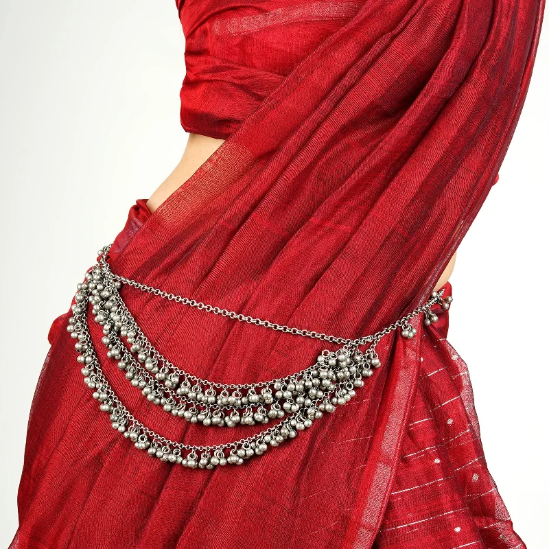 Luxury Jewelry At Unbeatable Discounts Teejh Ambala Silver Oxidised Ghungroo Kamarbandh Luxury Jewelry At Unbeatable Discounts Teejh Ambala Silver Oxidised Ghungroo Kamarbandh