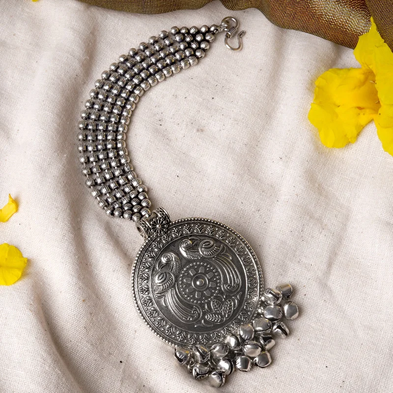 Limited-Stock Jewelry Sale – Once It's Gone, It's Gone Teejh Eta Silver Oxidised Maang Tika Limited-Stock Jewelry Sale – Once It's Gone, It's Gone Teejh Eta Silver Oxidised Maang Tika