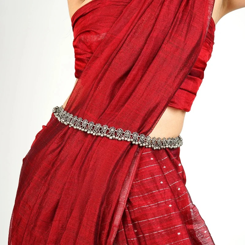 Luxury Meets Affordability – Jewelry Sale Live Now Teejh Lata Silver Oxidised Ghungroo Kamarbandh Luxury Meets Affordability – Jewelry Sale Live Now Teejh Lata Silver Oxidised Ghungroo Kamarbandh