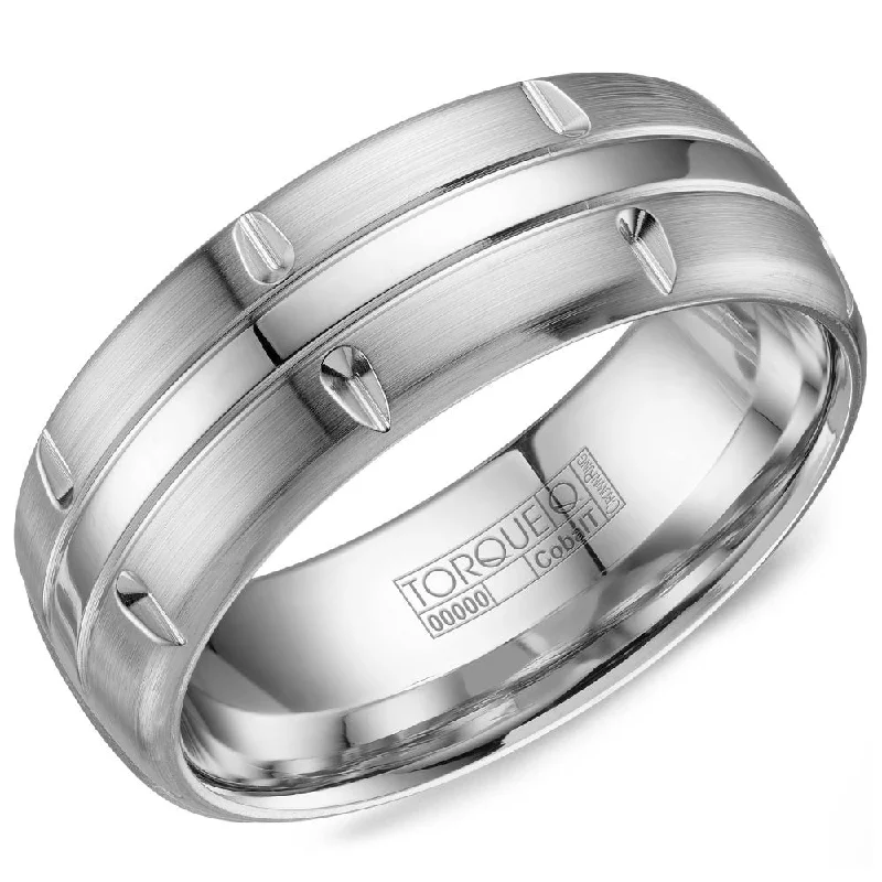 Premium Jewelry At Special Low Prices For A Limited Time Torque Cobalt Collection 8MM Wedding Band with Line Pattern Details CB-8003 Premium Jewelry At Special Low Prices For A Limited Time Torque Cobalt Collection 8MM Wedding Band with Line Pattern Details CB-8003