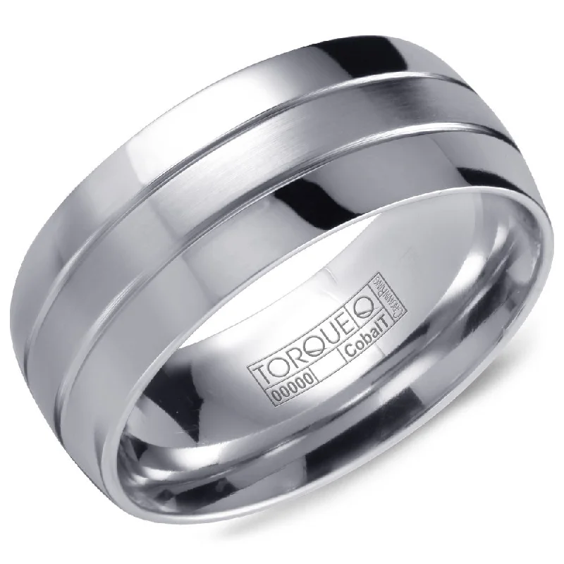 Limited-Time Offer On Elegant Jewelry Pieces Torque Cobalt Collection 9MM Wedding Band with Brushed Center CB-2132 Limited-Time Offer On Elegant Jewelry Pieces Torque Cobalt Collection 9MM Wedding Band with Brushed Center CB-2132