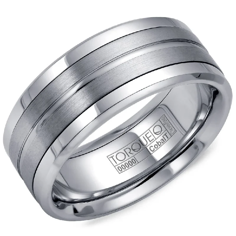 Shop Dazzling Jewelry At The Best Prices Torque Cobalt Collection 9MM Wedding Band with Brushed Detailing CB-1113 Shop Dazzling Jewelry At The Best Prices Torque Cobalt Collection 9MM Wedding Band with Brushed Detailing CB-1113