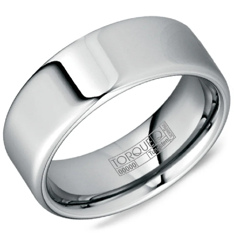 Elegant Jewelry, Exclusive Prices – Shop Now Torque Tungsten Collection 8MM Wedding Band with Polished Finish TU-0505 Elegant Jewelry, Exclusive Prices – Shop Now Torque Tungsten Collection 8MM Wedding Band with Polished Finish TU-0505