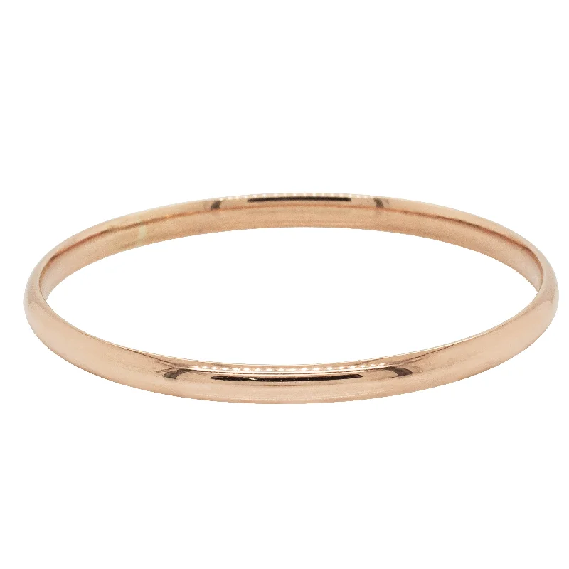 Unmissable Discounts On Timeless Jewelry Pieces 9ct Rose Gold Baby Bangle - 50mm